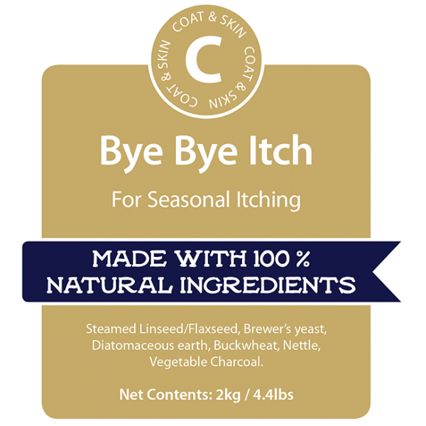 Bye Bye Itch - 4.4lb Bag Front Label